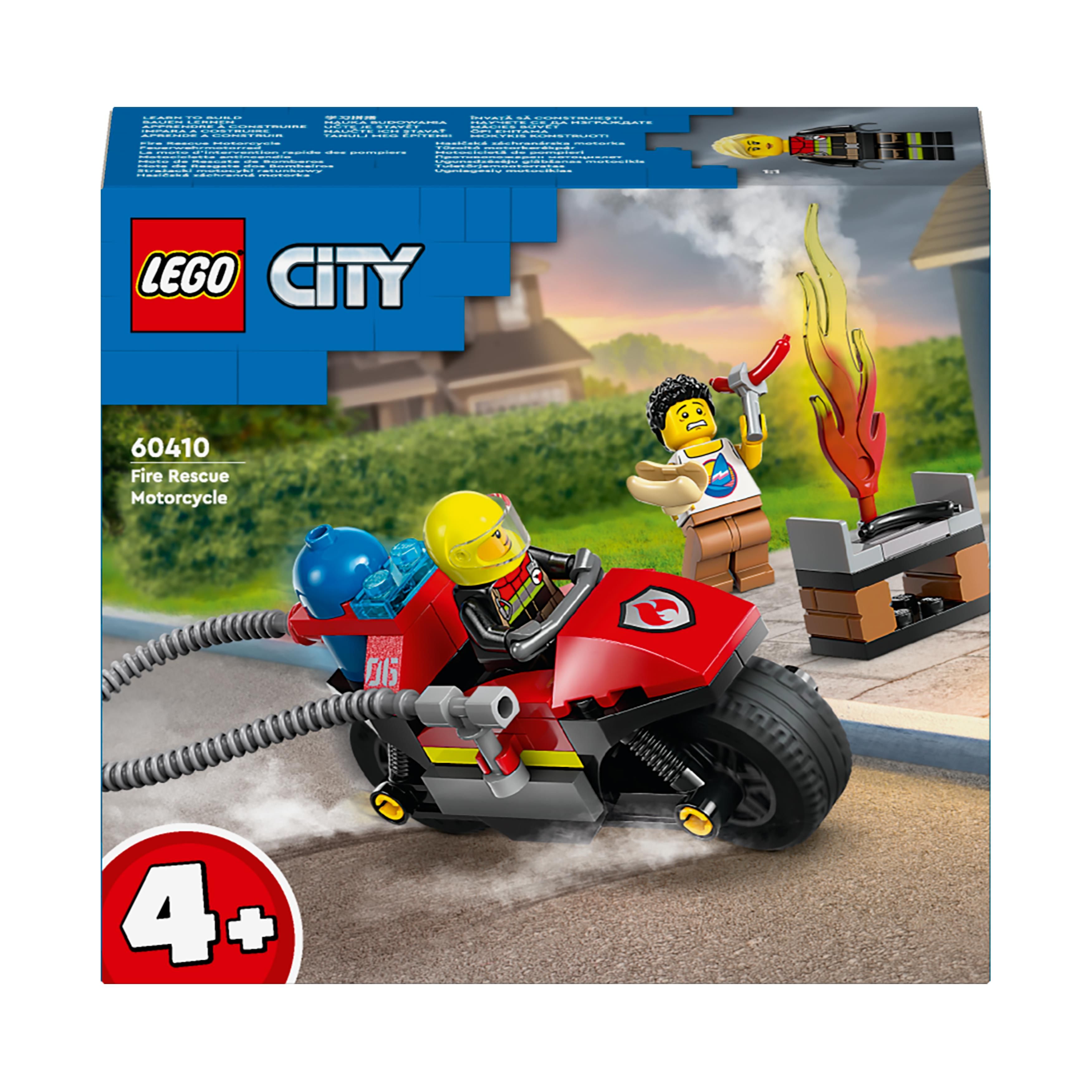 LEGO CITY FIRE 60414 CASERMA DEI POMPIERI E AUTOPOMPA ETA 6