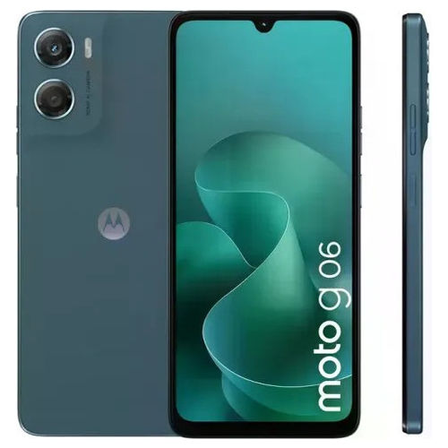 MOTO G06 Smartphone Android 15 6.88" 128 GB 4 GB RAM Doppia SIM NFC IP64 colore Tapestry