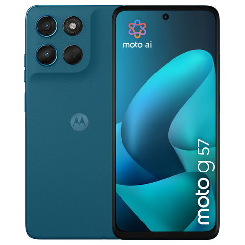 moto g57 5G smartphone 6.72 pollici 120Hz Snapdragon 6s Gen 4 8 GB RAM 256 GB fotocamera 50 MP Sony batteria 5200 mAh verde