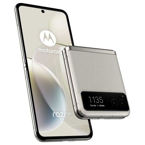 Motorola Razr40 5G 8Gb 256Gb 1.5''/6.9'' Amoled 144Hz Dual Sim Creamy White