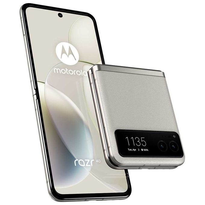 Motorola Moto Razr40 5G 8Gb 256Gb 1.5''/6.9'' Amoled 144Hz Dual Sim Creamy White