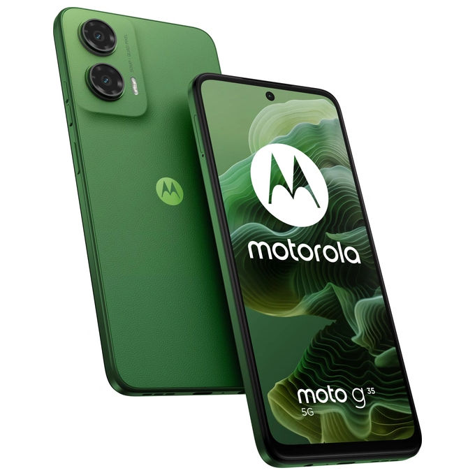 Image of Motorola Moto g35 5G 4-256Gb 6.72'' 120Hz Dual Sim Leaf Verde