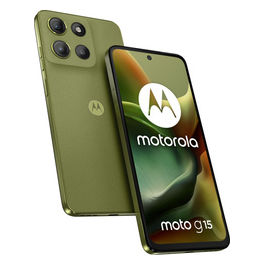 Motorola, Smartphone Moto G15, Doppia SIM, 128GB, 8GB RAM, Verde