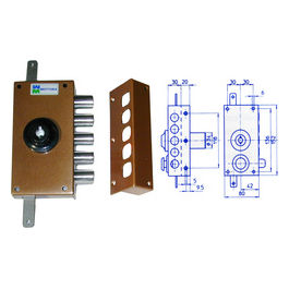 30.426 Serratura Pompa Triplice S/a Dx