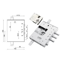 89.kr571.gdb35 Serratura Blindata Dx