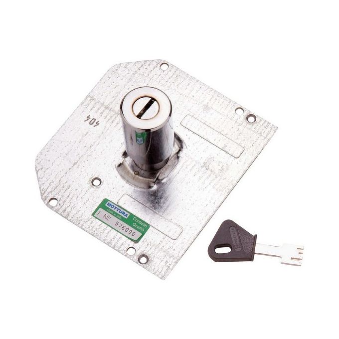 Mottura 91110E Cilindro Per Serrature A Pompa 50 Mm 30 Chiave A Pompa Cifratura Kd Cromo Lucido