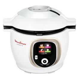 Moulinex Cookeo+ CE851A Multicooker Robot da cucina Multicottura Capacita' 6 Litri 1600 W 150 ricette pre-impostate Bianco/Cromato