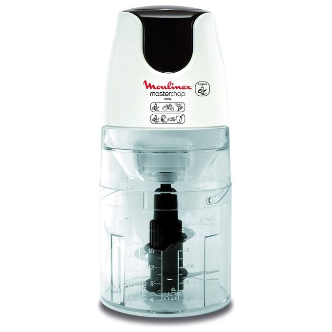 Image of Moulinex DJ450B Masterchop Tritatutto 3 in 1 4 Lame 500W Bianco
