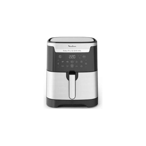 Easy Fry e Grill XXL Friggitrice ad Aria Calda Nero/Acciaio Inossidabile