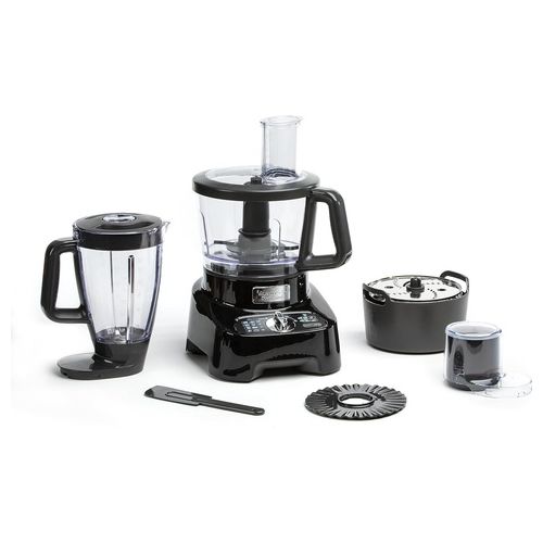 FP8218 DoubleForce Robot da Cucina Multifunzione 1000 W Ciotola 3 L Frullatore 2 L 6 Velocità 28 Funzioni Lame PowelixLife colore Nero