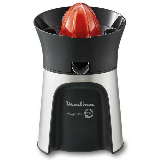 Moulinex PC603D10 Spremiagrumi Vitapress Direct Serve 100W 3 Coni Nero Argento