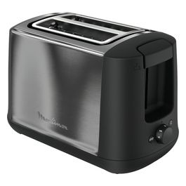 Moulinex SUBITO 4 LT340 Tostapane Nero/Inox