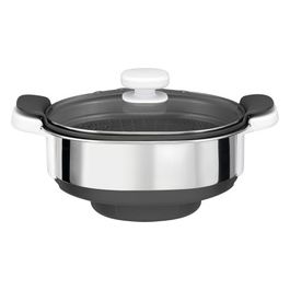 Moulinex XF384B Cuisine Companion Accessorio Vaporiera Acciaio Inox