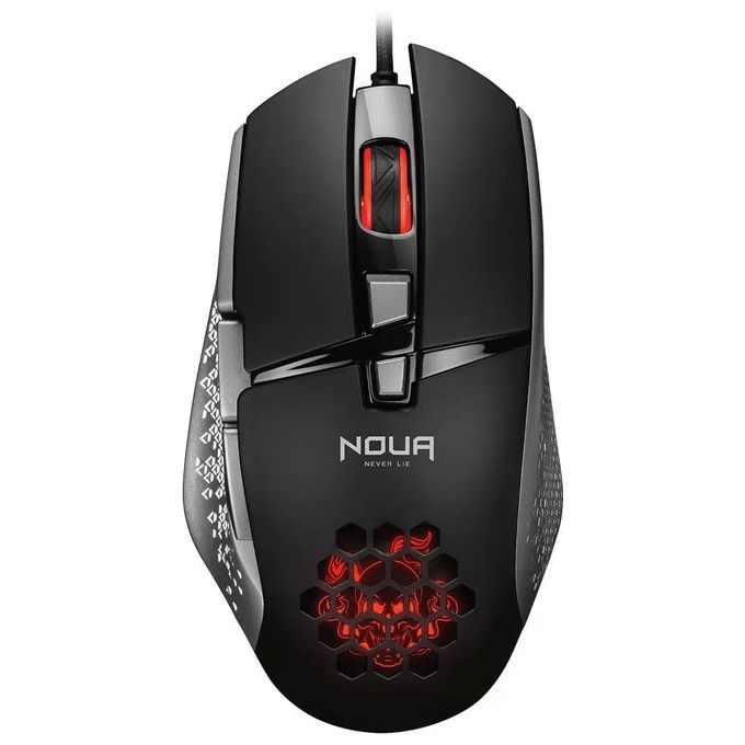 Mouse Ottico Usb Gaming Noua Roka Illuminazione Led A 4 Colori Instant 704 8 Tasti 7200dpi Regolabili