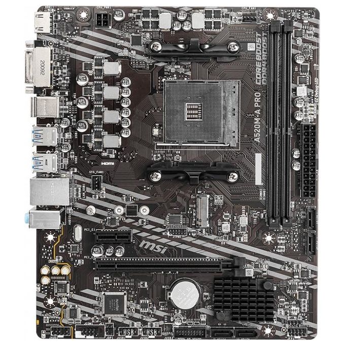 Image of Msi A520M-A Pro AMD A520 Scheda Madre Socket AM4