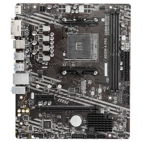Msi A520M-A Pro AMD A520 Scheda Madre Socket AM4