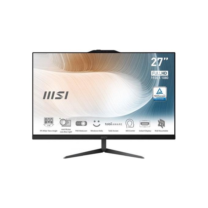 MSI AM272P 12M-417IT i5-1240p 8Gb Hd 512Gb Ssd 27" Windows 11 Pro