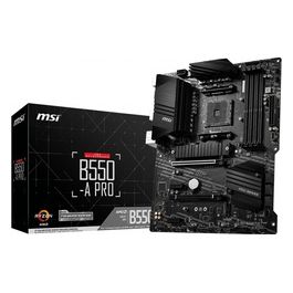 MSI B550-A PRO Scheda Madre ATX AM4 DDR4, USB 3.2 Gen2, 2xM.2, HDMI, DisplayPort, ‎Nero