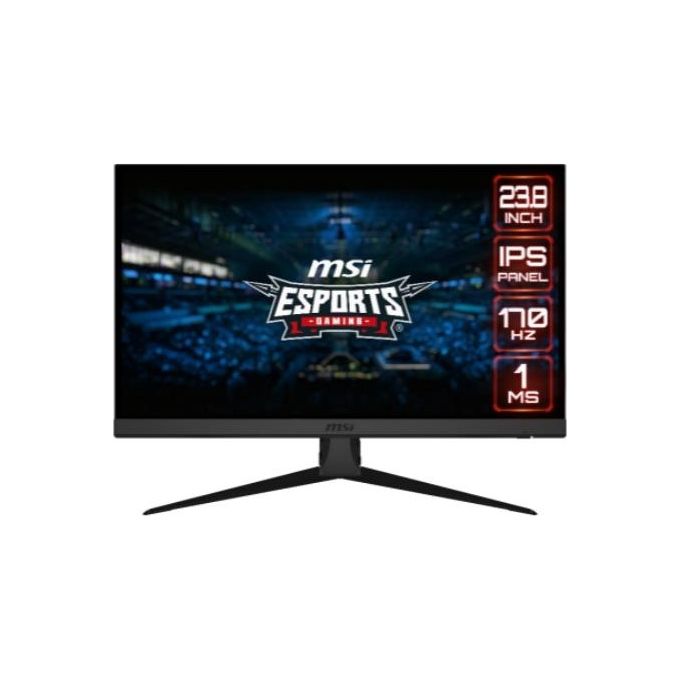 MSI G2422 Monitor Gaming IPS 24" FHD (1920x1080) 170 Hz 1ms AMD FreeSync DP 1.2a HDMI 1.4b CEC Night Vision Anti-flickr Less Blue light