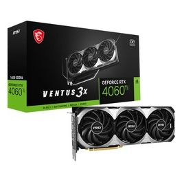 GeForce RTX 4060 Ti VENTUS 3X 16G OC Scheda grafica - RTX 4060 Ti GPU, 16GB GDDR6 (18Gbps/128-bit), PCIe 4.0 - 3 x TORX Fan 4.0 - HDMI 2.1a, DisplayPort 1.4a