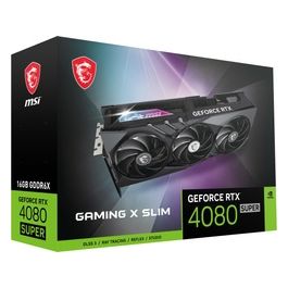 MSI GeForce RTX 4080 Super 16G Gaming X Slim GDDR6X DLSS3 2*HDMI/2*DP PCi Ex 4.0 16x