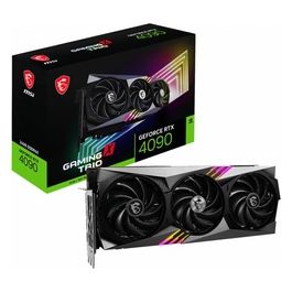 MSI GeForce RTX 4090 GAMING X TRIO 24G Scheda Video - 24GB GDDR6X, 2595 MHz, PCI Express Gen 4, 384-bit, 3x DP v 1.4a, HDMI 2.1a (Supporta 4K & 8K HDR) Visita lo Store di MSI