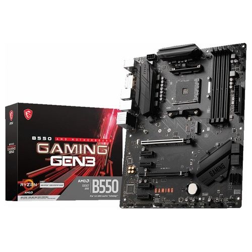 MSI MB AMD B550 Gaming GEN3 AM4 4DDR4 6 Sata 3 1 M PCIE/SATA