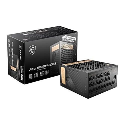MSI MEG AI1300P PCIE5 Alimentatore per Computer 1300W 24-Pin ATX ATX Nero
