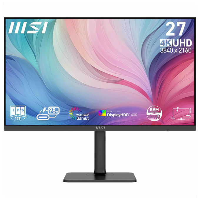 MSI Monitor Led Modern MD272UPHG 9S6-3PB19H-270 27 pollici Uhd 4k Per Ufficio