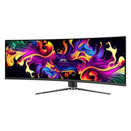 MPG 491CQP QD-OLED Monitor Gaming Curvo 49'' OLED Quantum Dot DQHD (5120x1440) 144Hz / 003ms 99% DCI-P3 ΔE≤2 DisplayHDR True Black 400 KVM RGB - DP 1.4a HDMI 2.1 USB Type-C