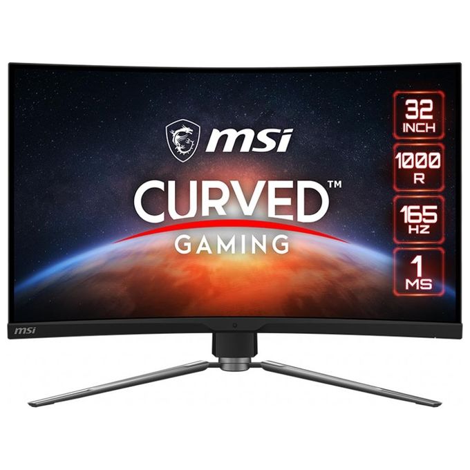 MSI Monitor Gaming 31.5'' MPG Artymis 323CQR 2560x1440 Pixel Quad HD LCD Tempo di risposta 1 ms Frequenza di aggiornamento 165 (Hz)