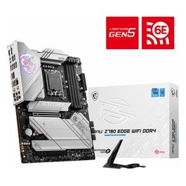 MSI MPG Z790 EDGE WIFI DDR4, ATX, Supporta Processori Intel Core di 12a e 13a Generazione, LGA 1700, 90A SPS VRM, DDR4 Memory Boost 5333+MHz/OC, PCIe 5.0 e 4.0 x16, 5 x M.2 Gen4, Wi-Fi 6E