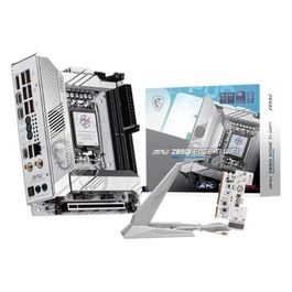 MPG Z890I EDGE TI WIFI Scheda Madre Mini-ITX supporta i processori Intel Core Ultra (Serie 2) LGA 1851 VRM 110A SPS Memory Boost DDR5 (8600 MT/s OC) PCIe 5.0 x16 M.2 Gen5 Wi-Fi 7 5G LAN