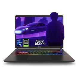 MSI, Notebook Gaming, Intel Core Ultra 9, 32GB RAM, 1TB SSD, RTX 5080, Grigio