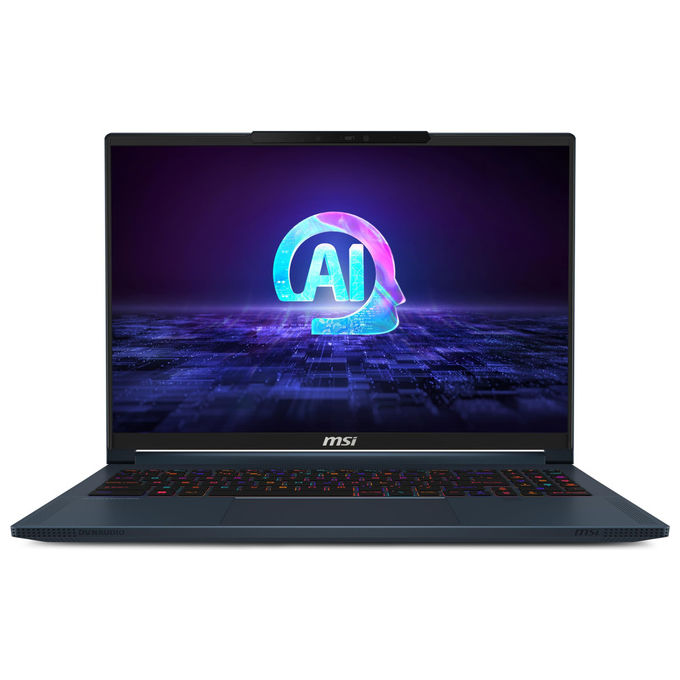 Msi Notebook Gaming Stealth 16 AI A2HWGG-042IT 16 pollici QHD+ OLED Intel Core Ultra 9 RTX 5070 Nero