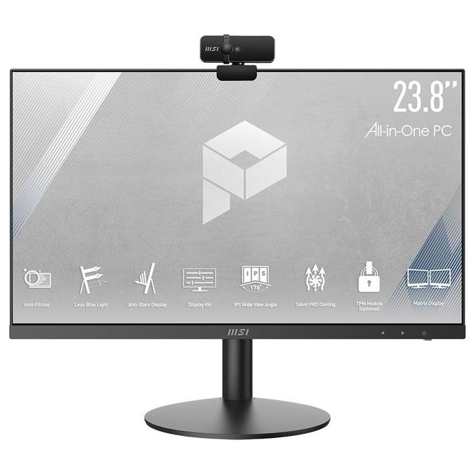 msi pc aio 23,8'' Black Pentium G6405 4gb 128gb ssd win 11 pro