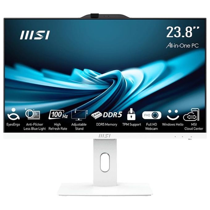 MSI PRO AP242P 14M-629IT i5-144008Gb Hd 512Gb Ssd 23.8'' Windows 11 Pro