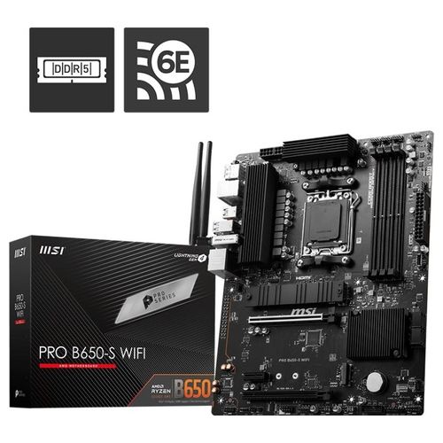 MSI PRO B650-S WIFI Scheda Madre AMD B650 Presa di Corrente AM5 ATX