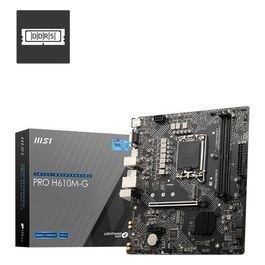 MSI PRO H610M-G DDR4 Intel H610 LGA 1700 micro ATX