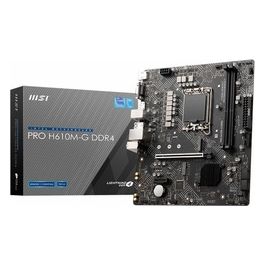 MSI PRO H610M-G DDR4, Scheda Madre Micro-ATX - Supporta i processori Intel 12th Gen Core, LGA 1700-2 x DIMM (3200MHz), 1x slot PCIe 4.0 x16, 1 x M.2 Gen3, Intel 1G LAN, HDMI 2.1, DP 1.4 e VGA