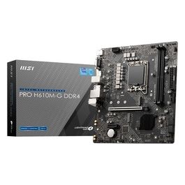 PRO H610M-G DDR4, Scheda Madre Micro-ATX - Supporta i processori Intel 12th Gen Core, LGA 1700-2 x DIMM (3200MHz), 1x slot PCIe 4.0 x16, 1 x M.2 Gen3, Intel 1G LAN, HDMI 2.1, DP 1.4 e VGA