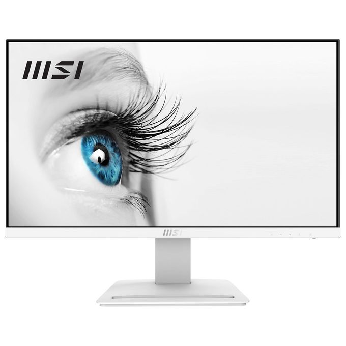 MSI Pro MP243XW Monitor PC 23.8'' 1920x1080 Pixel Full HD Bianco