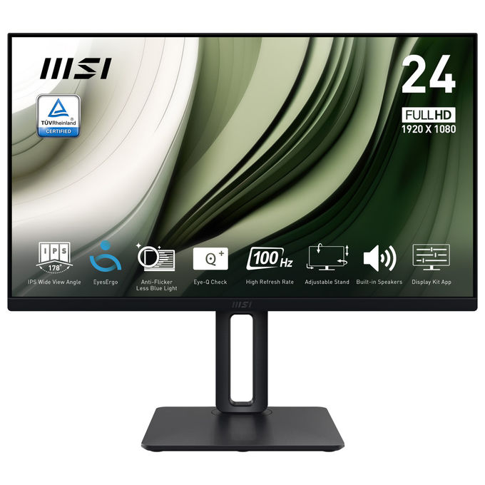 MSI Pro MP245PG Monitor PC 23,8" Full HD IPS 100 Hz (Nero)
