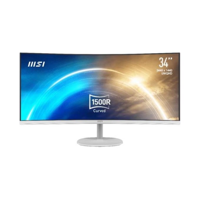 Image of MSI PRO MP341CQW Monitor per Pc Curvo 34'' UWQHD Bianco
