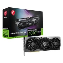 MSI Scheda Grafica RTX 4070 Ti SUPER 16G GAMING X SLIM