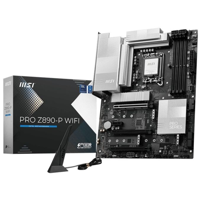 MSI Scheda Madre pro Z890-p Wifi Z890lga18514ddr53pci-ex161pci-ex14m.2 1usb4 1usb3.2 gen2 x2 2usb
