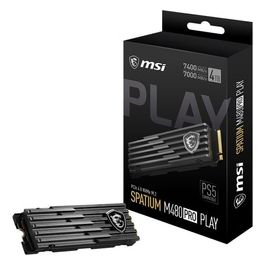 MSI SPATIUM M480 PRO PCIe 4.0 NVMe M.2 PLAY 2Tb PCI Express 4.0 3D NAND