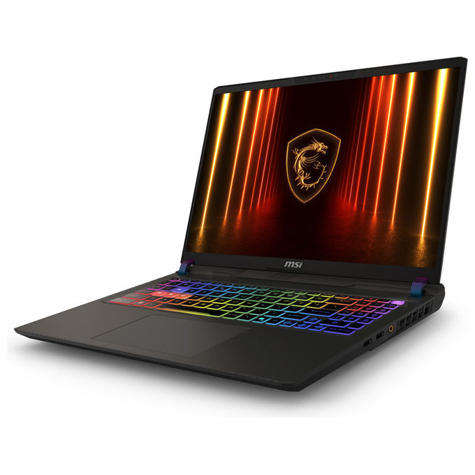 MSI VECTOR 16 HX AI A2XWIG-292XIT Notebook 40.6 cm Quad HD+ Intel Core Ultra 9 RTX 5080 32 GB RAM 1 TB SSD colore Grigio