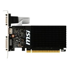 Msi GeForce GT710 2GD3H LP Scheda Grafica, 2 GB GDDR3, PCI Express 2.0, HDMI + DL-DVI-D, Nero