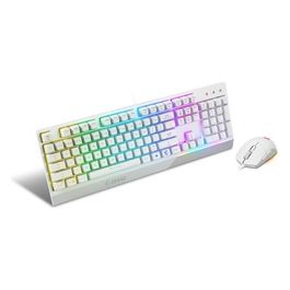 MSI Vigor GK30 Combo White Tastiera Mouse Incluso USB QWERTY Italiano Bianco